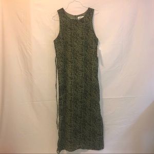 Soliela green dress w/tags